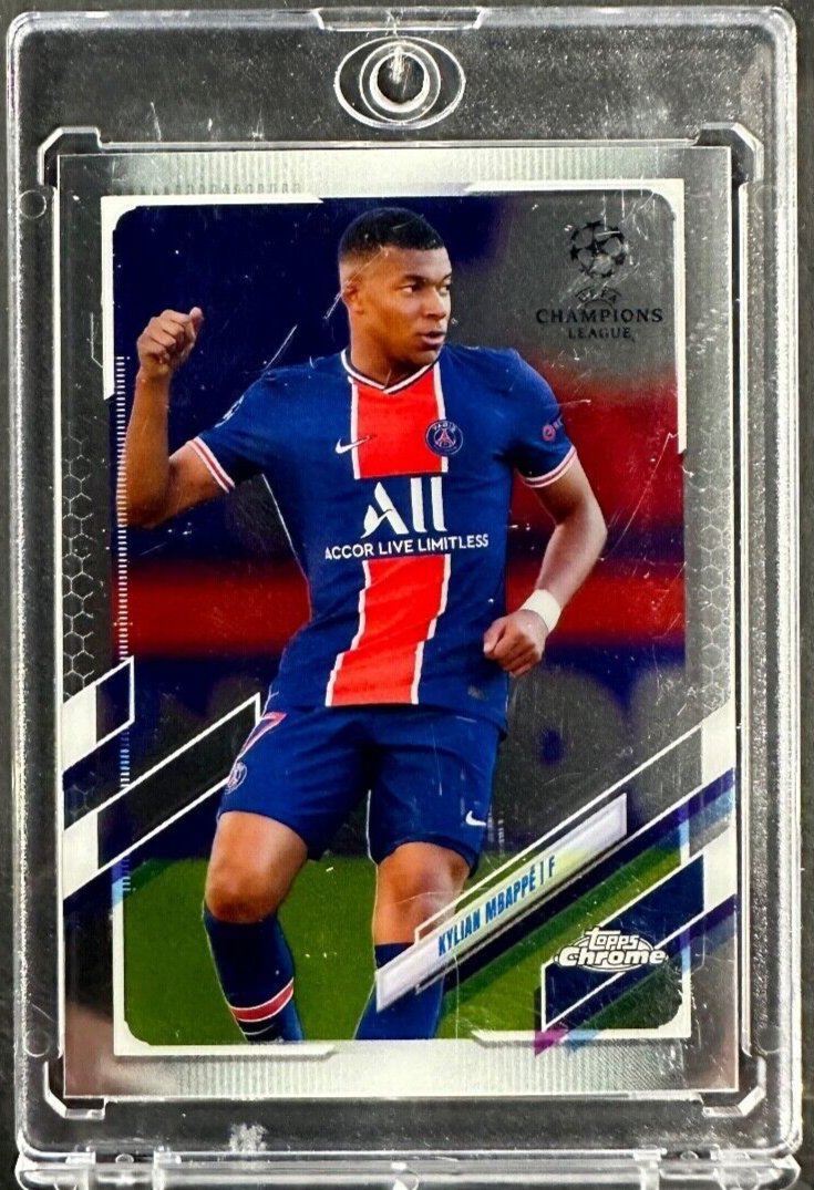 Kylian Mbappe 2020-21 Topps Chrome Sapphire Edition UEFA Champions #95 FRANCE...