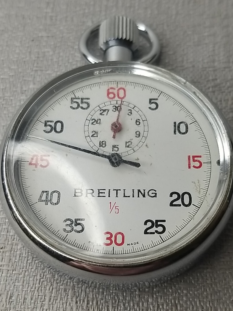 レア ビンテージ Breitling ストップウォッチ アナログビンテージ Vintage Breitling Stopwatch WORKING Bin 4 | eBay