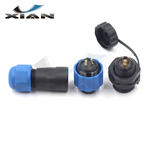 SD13 IP67 3Pin Panel Mount Waterproof Connector Plug Socket,Electrical Connector - Picture 4 of 7