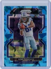 SIMI FEHOKO 2021 Panini Prizm RC Rookie BLUE ICE #371 Cowboys 08/99