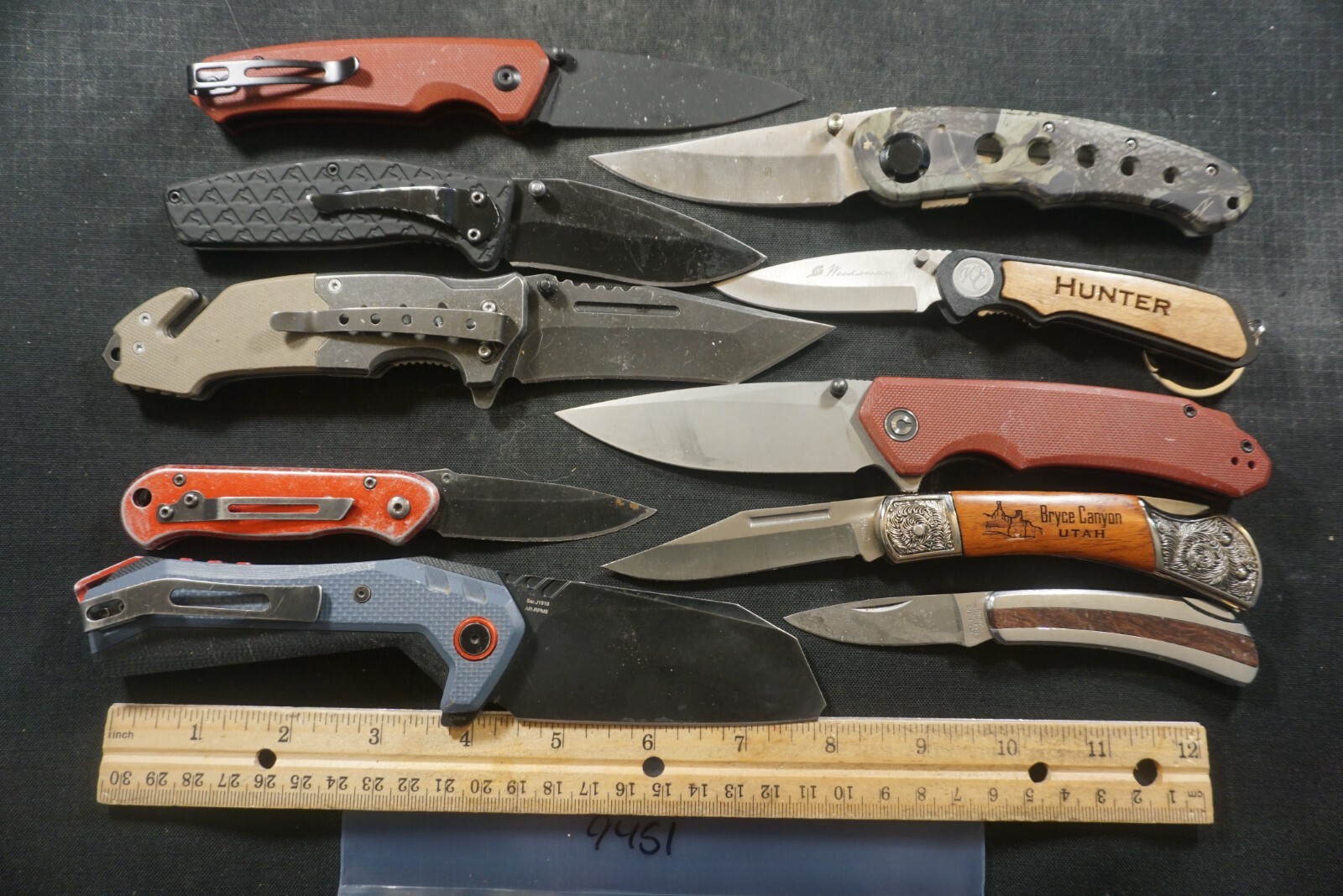 9451 Ten assorted pocket knives eBay