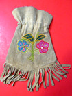 NATIVE AMERICAN INDIAN BEADED LINED POUCH MEDICINE BAG SHAMAN SW ANTIQUE RARE EX — photo 7