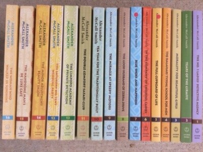 The NO. 1 Ladies' Detective Agency series 1-21 set Alexander Smith lot