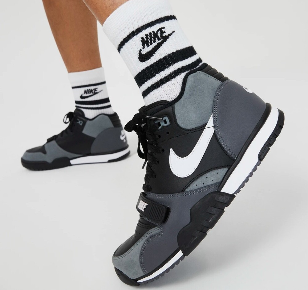 Nike Air Trainer 1 'Black Cool Grey' White FD0808-001 Mens Sz 8-10.5 Gym Workout