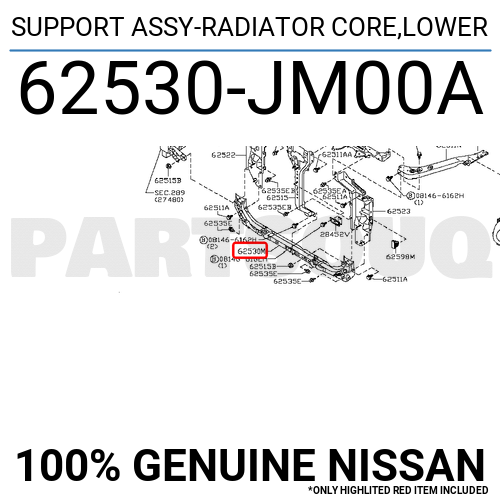 Nissan 62530 jm00a
