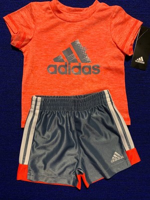 baby boy adidas shorts and shirt