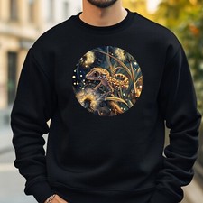 Gecko with Dandelions Sweatshirt Cosy and Perfect for Any Occasion S to 4XL
