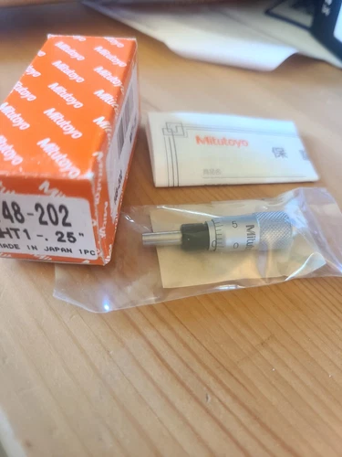 MITUTOYO Micrometer Head 148-202 / 0-.25"  - NEW IN BOX
