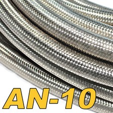 Stainless Steel Braided Hose (AN-10) Fuel/Oil/Water