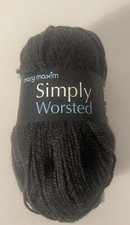 Mary Maxim Simply Worsted Yarn Charcoal Y202-007 3293