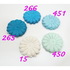 2"or5cm Large Paper Daisy DIE CUT Ocean Blue Wedding card Card-making Scrapbook