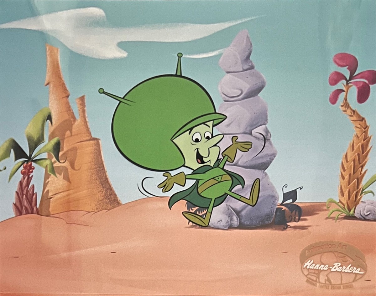 Hanna Barbera FLINTSTONES GREAT GAZOO Animation Art Sericel Hanna Barbera FLINTSTONES GREAT GAZOO Animation Art Sericel
