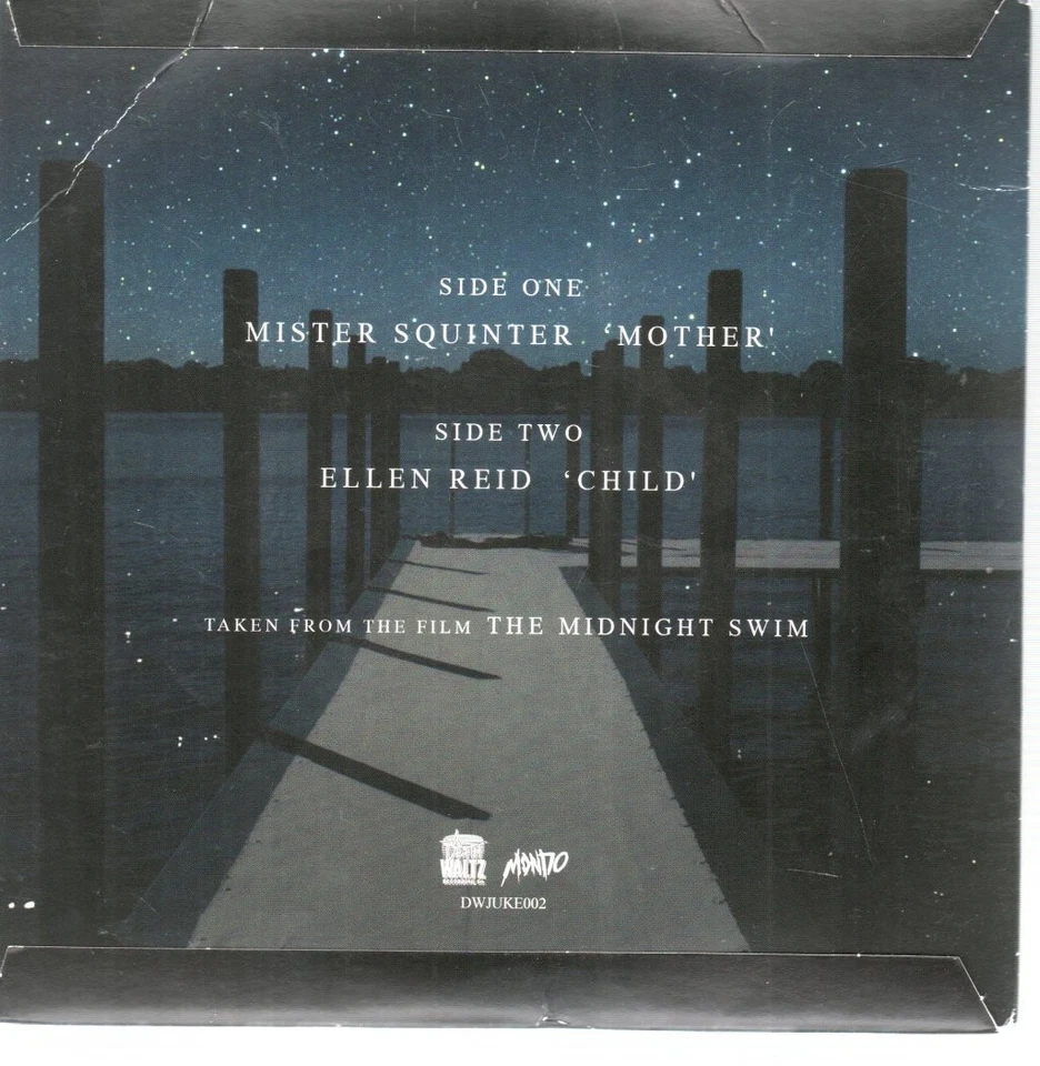 Mister Squinter/Ellen Reid Midnight Swim 7" vinyl USA Death Waltz 2015 taken - Image 2 of 2