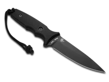 Spartan Blades Harsey TT Fixed Blade SB43BKBKNLBK Black Micarta S45VN Knife