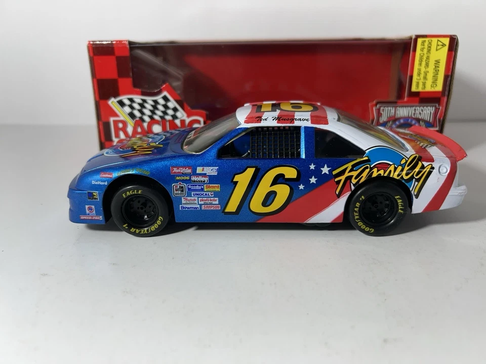 Ted Musgrave #16 1992 Racing Champs 1:24 Die-Cast NASCAR The Family Channel B9 - Image 3 of 4