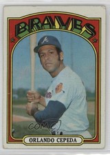 1972 Topps Orlando Cepeda #195 HOF 11zx