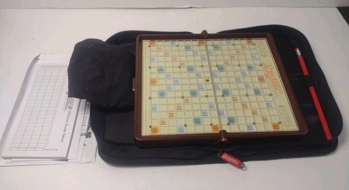 Scrabble Folio Travel Edition Vintage Parker Brothers 2001 Complete Inc. Pencil