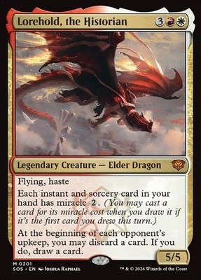 MTG Secrets of Strixhaven M Lorehold, the Historian #0201