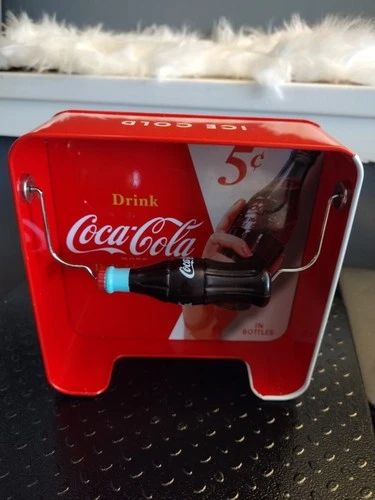 Vintage Coca Cola Tin Flat Napkin Holder Dispenser for Coke Collectors