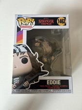 Funko Pop Stranger Things Vinyl Figure #1462 Eddie with Guitar. 6116