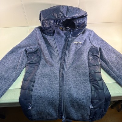 E Land Kids Blue American Sport E.K. Club Coat Full Zip  Size 9/10