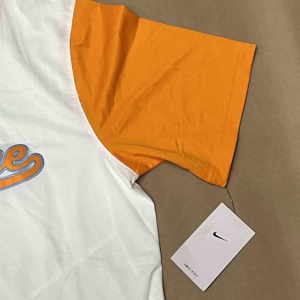 Nike L Grande Tennessee Volunteers Unisex 2 Botones Réplica Softbol Jersey Blanco Foto 4 de 4