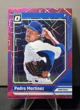 Pedro Martinez 2024 Donruss Optic Pink Velocity Parallel /79 Montreal Expos #65