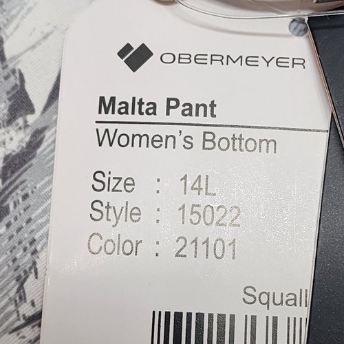 Obermeyer Malta Womens Ski Pants Regular Fit Insulated Straight Leg Gray 14L NWT - Picture 6 of 10