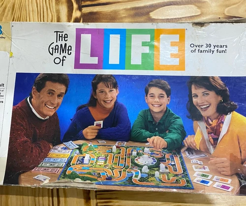 Vintage The Game of Life Board Game 1991 Edition Milton Bradley - Complete