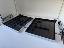 USM Haller Materialschwenkarm Schreibtisch Links oder Rechts verchromt