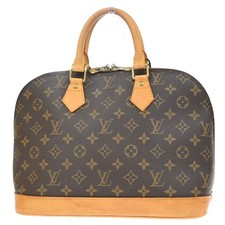 LOUIS VUITTON LV Logo Alma Hand Bag Monogram ...