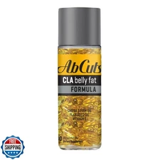 Ab Cuts CLA Belly Fat Formula - 80 Easy-to-Swallow Softgels - Omega 3 Fish Oi