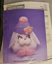 Distlefink Design Easter Bunny Head Easter Centerpiece Plastic Canvas Kit 75562 