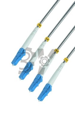 10M LC-LC 4   9/125 SingleMode Fiber Patch Cord Field Outdoor Fiber Cable #xh