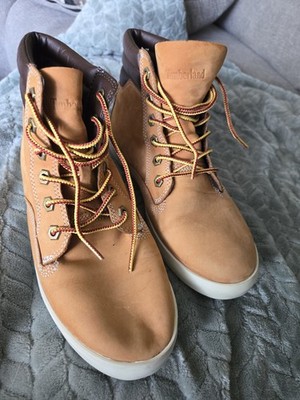 Timberland Women's Dausette Sneaker Boots Wheat Nubuck Size 8 - Good Condition