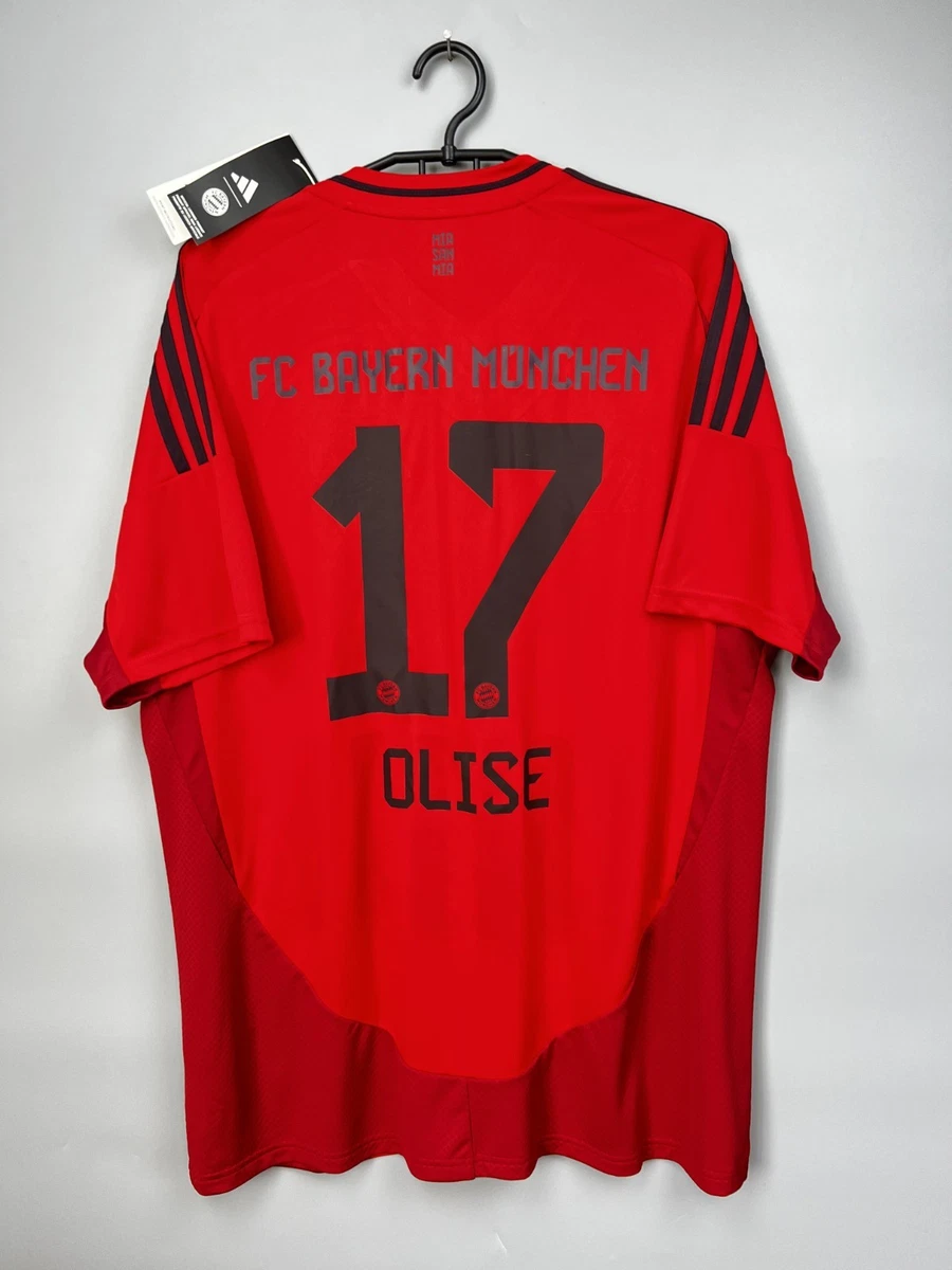 Olise Bayern Munich Jersey 24/25 Home Soccer Football Shirt Adidas