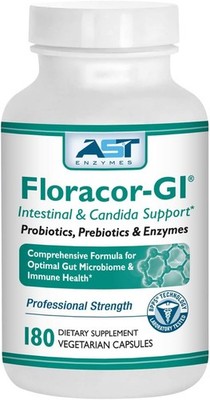 Floracor ?C Probiotics & Enzymes to Support Intestinal & Gut Heath ?C180 Vegetar