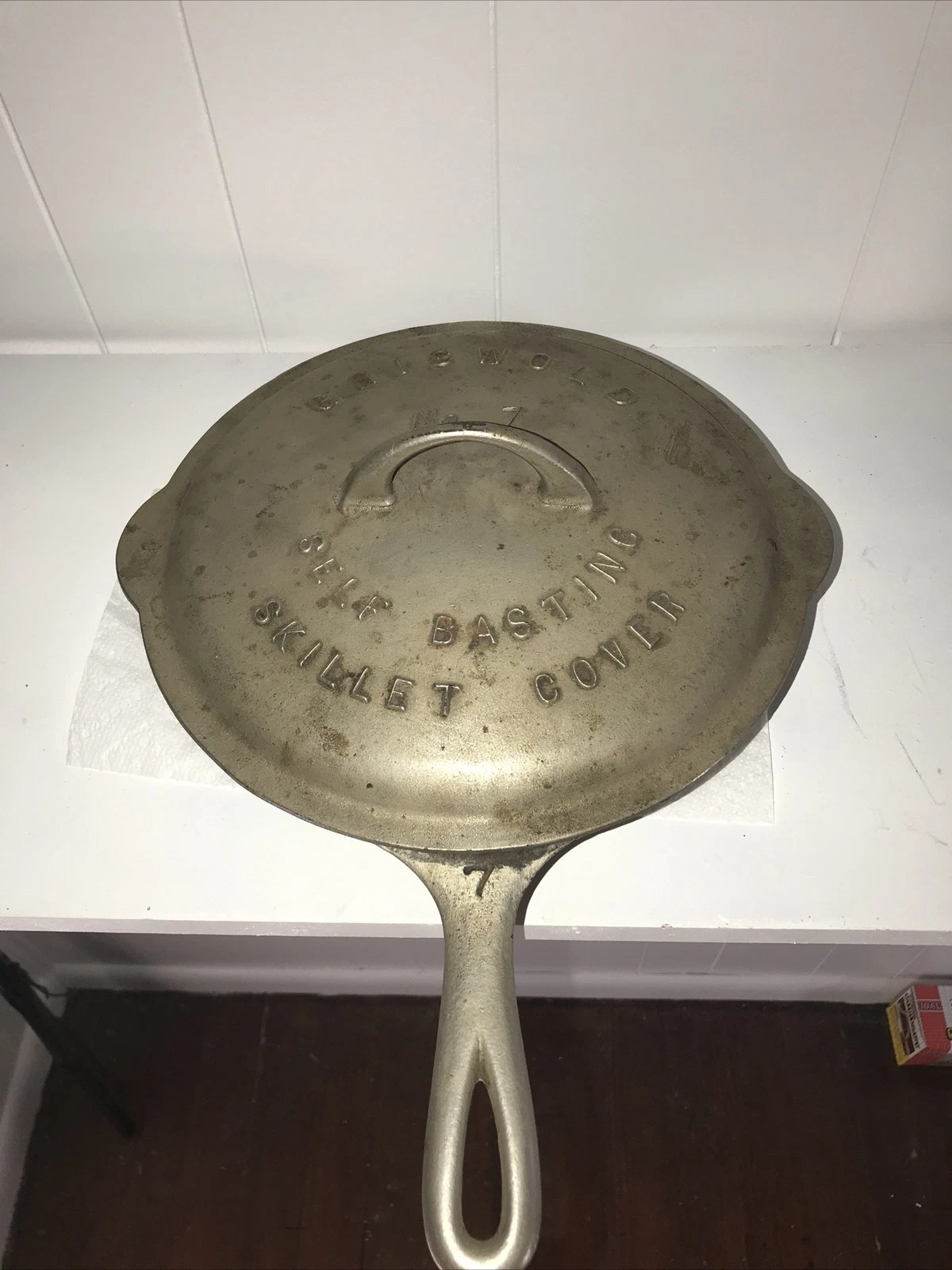 Used LARGER LOGO GRISWOLD Cast Iron SKILLET Pan #701 With #467 skillet Cover
Opens in a new windo