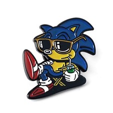 Pin's Pins Émail NEUF Sonic The Hedgehog Rétrogaming Enamel Lapel Pin (Réf 5b)