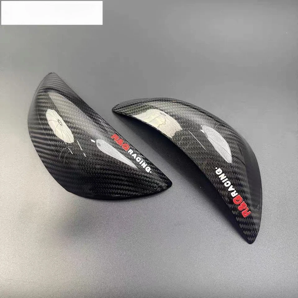 For Kawasaki ZX6R ZX 6R 636 19-24 R&G carbon fiber tank sliders protector COVER  - Изображение 4 из 4