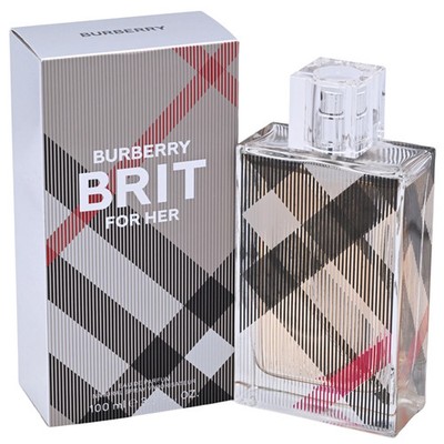 BURBERRY BRIT FOR HER by Burberry Perfume for Women EDP 3.3 / 3.4 oz New In Box