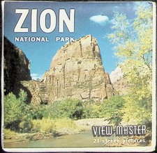 Zion National Park Utah 3d View-Master 3 Reel Packet NEW SEALED