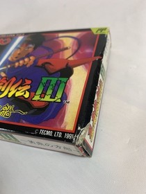 Ninja Ryukenden 3 Famicom FC Japan CIB NTSC-J Tecmo Rare Ninja Gaiden III