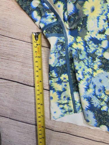 Offline Aerie Shorts Womens Size Small Blue Goals Bike High Rise Floral Pull On - Picture 5 of 8