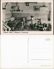 Ansichtskarte Malter-Dippoldiswalde Talsperre Anglerheim Bauernstube 1953