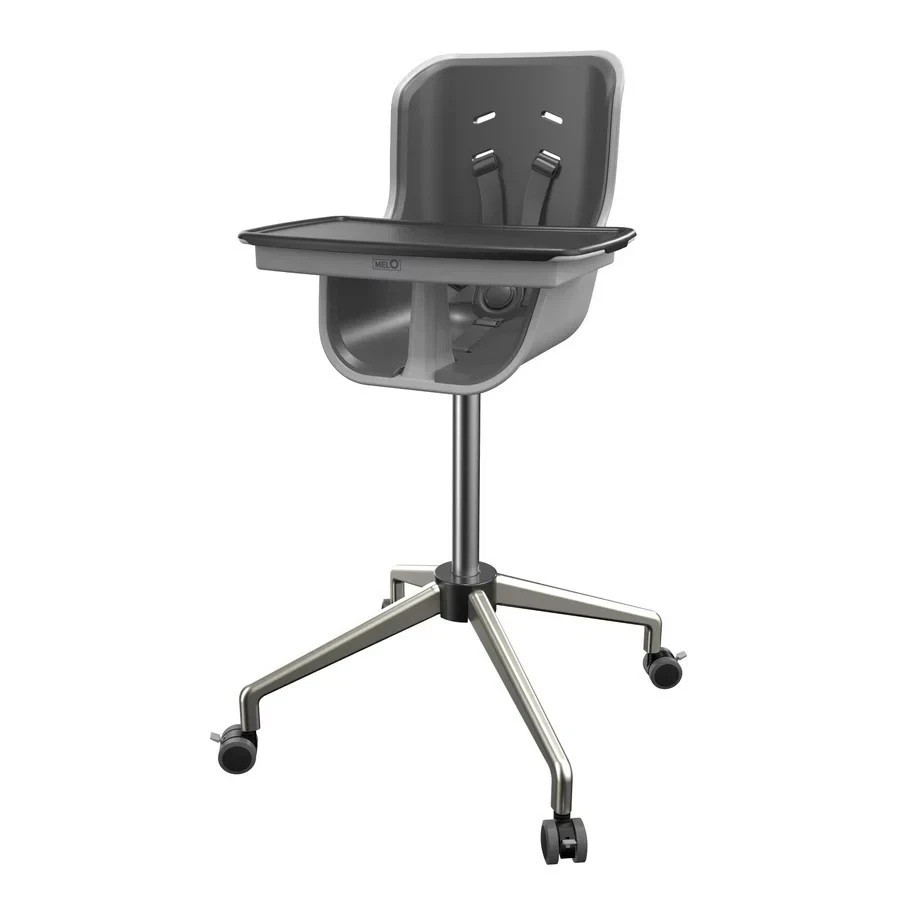 Melo Revel - New Baby High Chair, Modern Family, Grey/White, MSRP $299