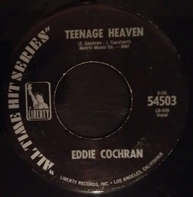 Eddie Cochran Summertime Blues Vinyl Single 7inch Liberty