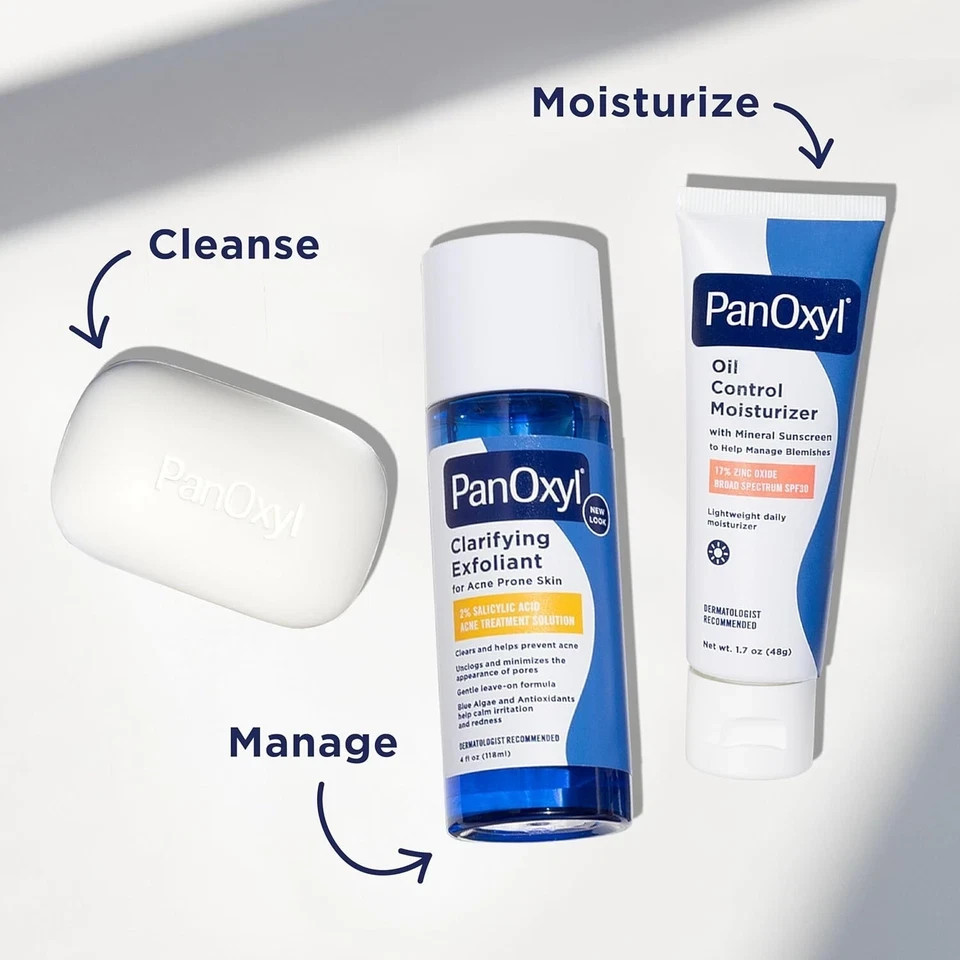 Panoxyl Acne Treatment Bar with 10% Benzoyl Peroxide, Maximum Strength Acne Bar