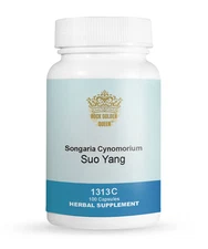 1313C Suo Yang,  Cynomorium Stem (Raw), 100 Capsules/bottle, 2 Bottles