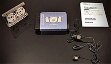 Serviced SONY WM-EX622 Stereo Cassette Walkman Blue Complete Tested Working